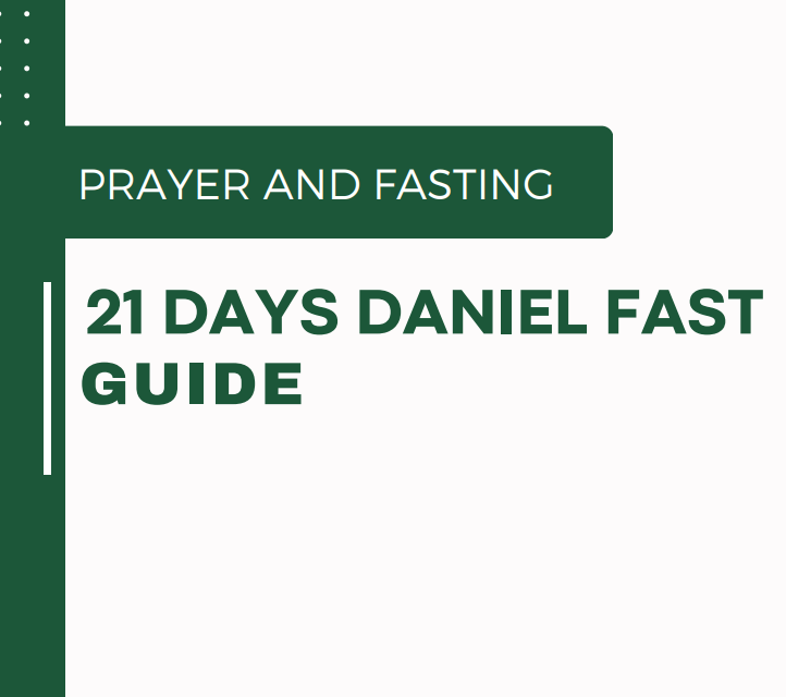 Daniel Fast Guide